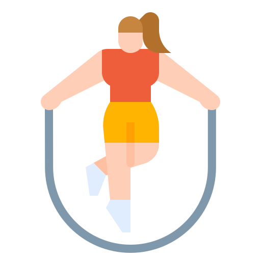 person jumping-rope fitness